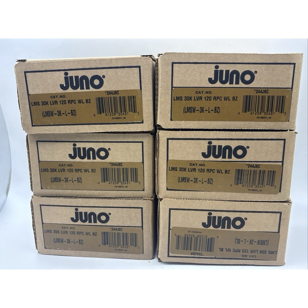Juno 30k LVR Series LED Step Light 120V RPC WL BZ- Lot Of 6